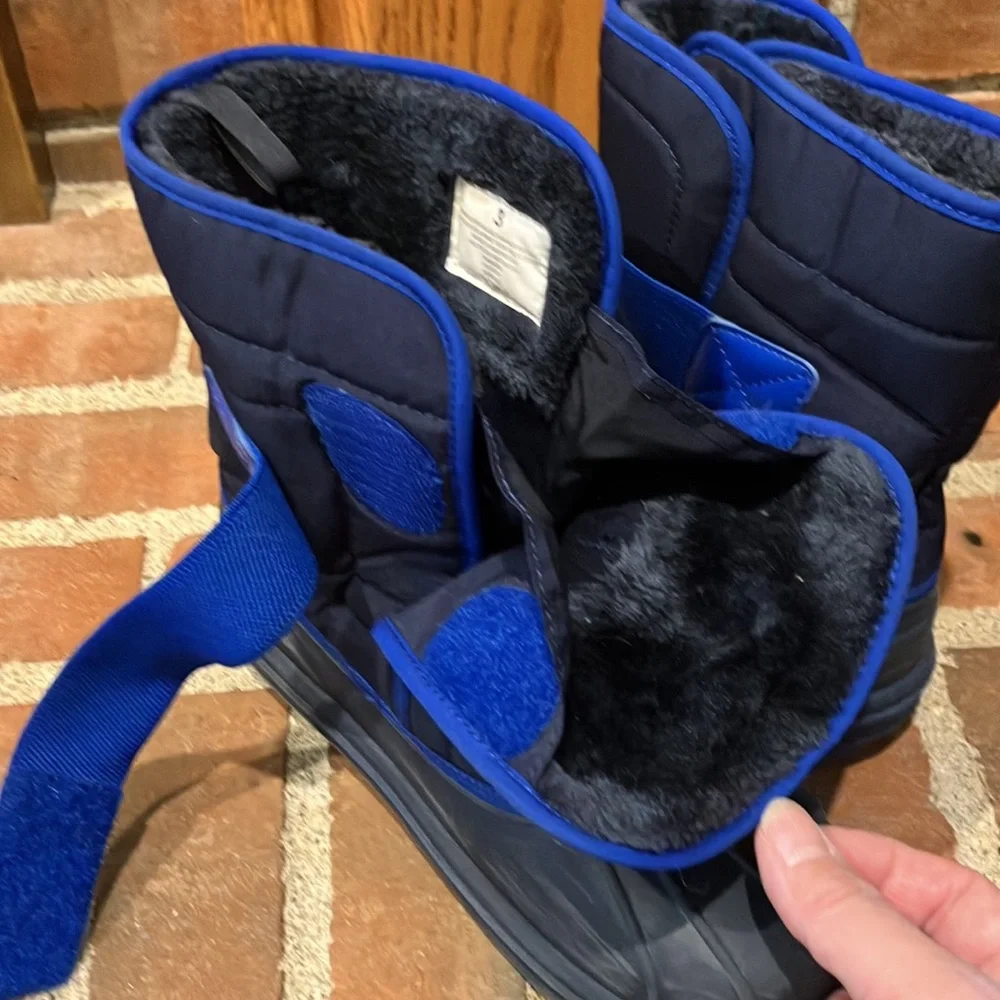 EUC Sz 3 Children’s Place blue snow boots